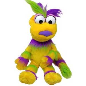 Tingo Jim Henson Sesame Street Plush Puppet Berlitz Muppet Orange Purple Large